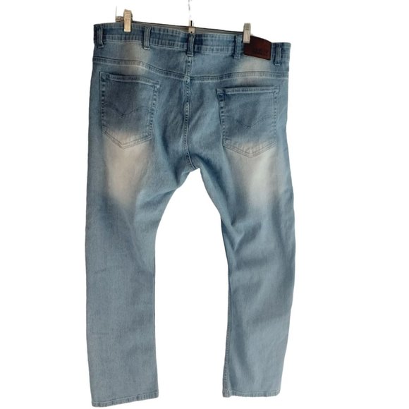 Public Rec Mens 40x30 Slim Fit Stretch Light Wash Blue Jeans G-PRDNM-BT‎ - Picture 3 of 7